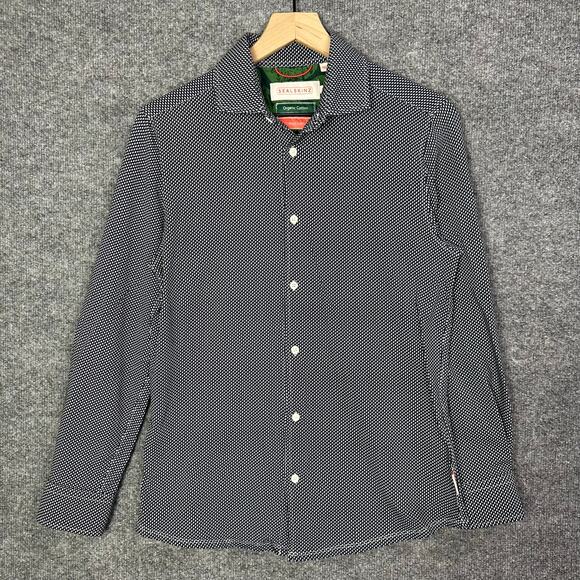 Sealskins Men S‎ Hempnall Performance Organic Cotton Button-Up Long Sleeve Shirt - Picture 1 of 11